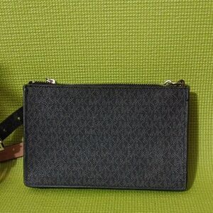 Michael Kors Black Textured Belt  Bag